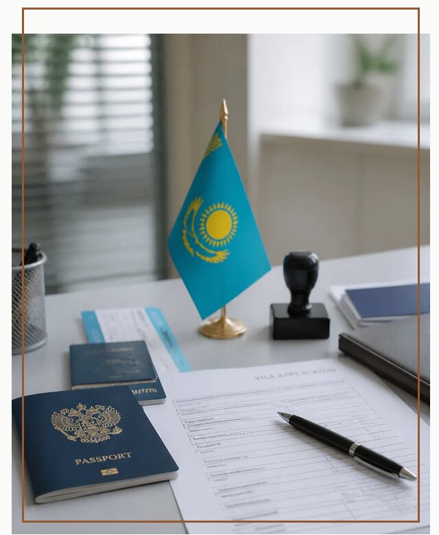 Оформление визы в Казахстан для поездки и работы в Дзержинске